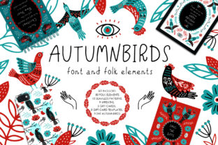 Autumnbirds: A Magical Display Font for Branding