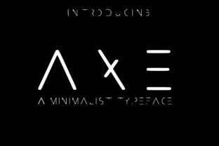 Axe: A Futuristic Display Font for Modern Campaigns