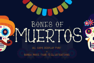 Bones of Muertos: A Playful Display Font for Bold Branding
