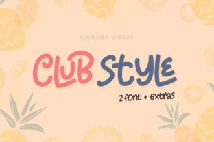 Club Style Font: Bold Display Type for Campaigns