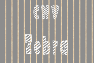 CMV Zebra: A Bold Display Font for Modern Brands