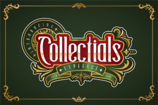 Collectials: A Bold Display Font for Magical Branding