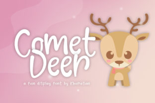 Comet Deer: A Cheerful Display Typeface for Winter