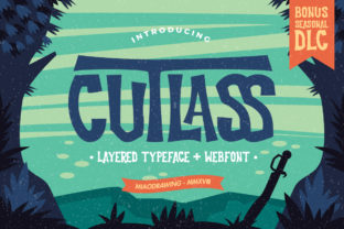 Cutlass Typeface: A Bold Display Font for Editors