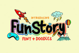 Fun Story Typeface for Editorial Design