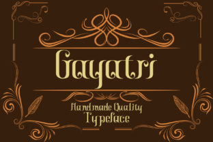 Gayatri: A Bold Display Font for Modern Branding