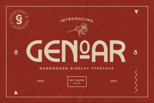 Genoar: A Neo-Modern Display Font for Editorial Design