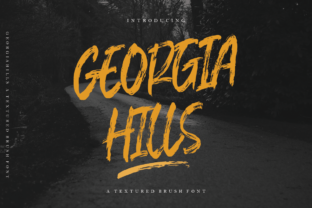 Georgia Hills: A Modern Display Font for Branding
