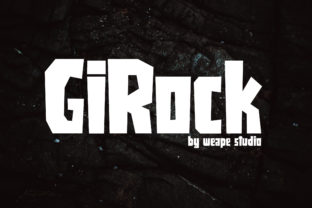 Girock: A Bold Display Font for Memorable Branding