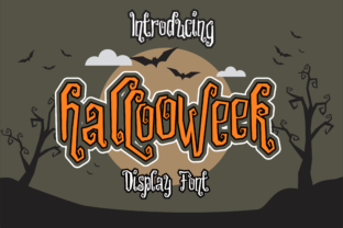 Hallooweek: A Spooky Display Font for Bold Branding