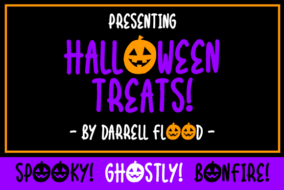 Halloween Treats Font for Spooky Web Design