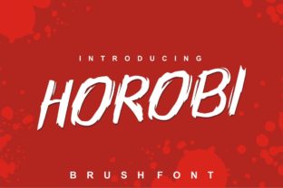 Horobi: A Bold Display Font for Web Design