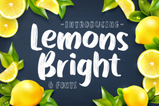 Lemons Bright: A Fresh Take on Display Typography