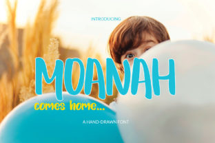 Moanah: A Bold Display Font for Modern Editorial Design