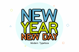 New Year New Day: A Fresh Display Font for Editorial Design