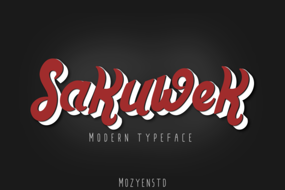 Sakuwek: The Display Font That Stops the Scroll
