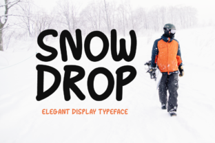 Snow Drop Font: A Winter Display Typeface Review