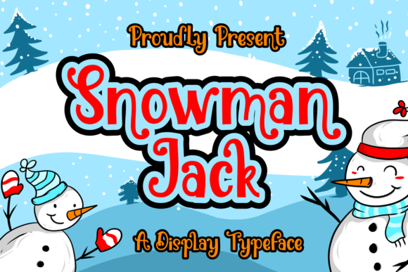 Snowman Jack: A Winter Display Font for Branding