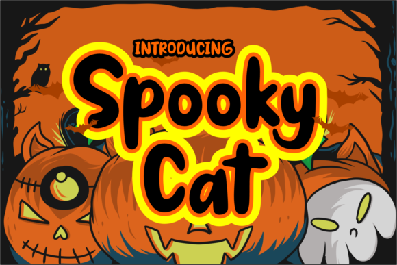 Spooky Cat Font: A Playful Typeface for Makers