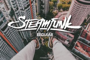 Steamfunk: The Bold Display Font for Urban Campaigns