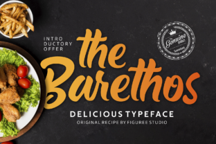 The Barethos: A Display Font for Sweet Branding