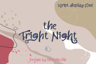 The Fright Night Display Font for Makers