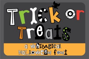 Trick or Treats: A Playful Display Font for Branding
