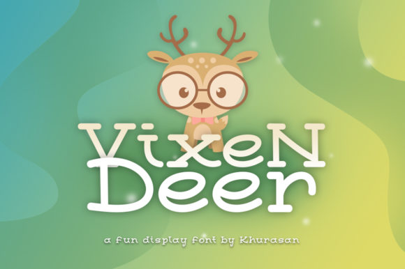 Vixen Deer: A Festive Display Typeface for Web Design