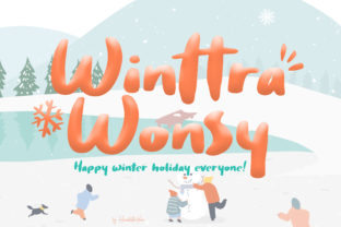 Winttra Wonsy: A Sweet Display Font for Winter Campaigns