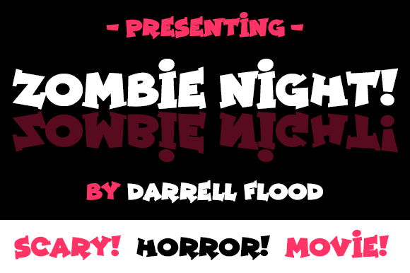 Zombie Night Font: A Bold Serif for Branding